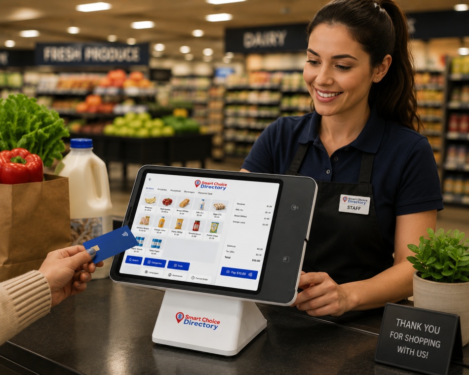 Modern POS payment terminal